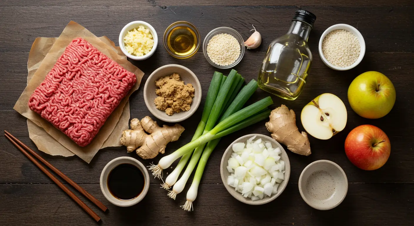Key Ingredients for the Ground Beef Bulgogi Recipe