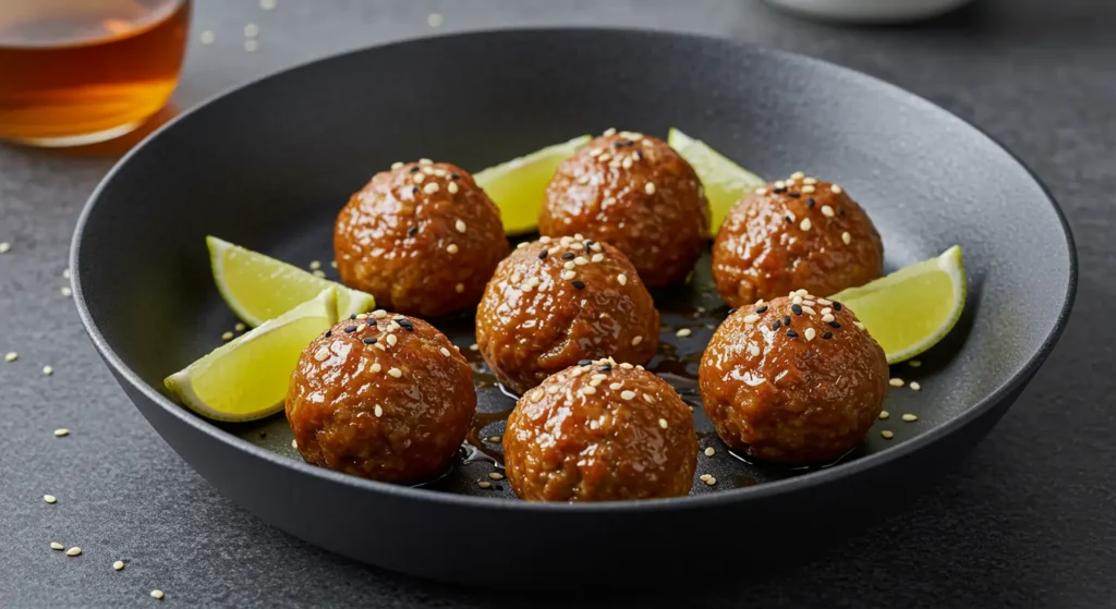 Asian-Inspired Breadcrumb-Free Meatballs
