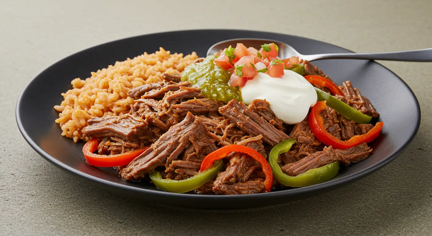 Easy Mexican shredded beef recipe