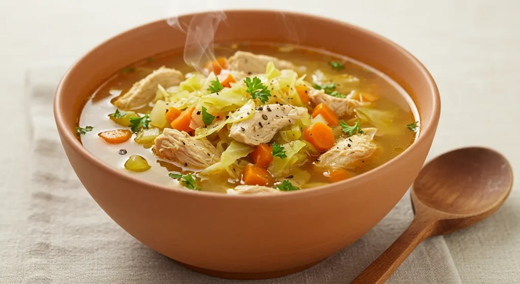 chicken and cabbage soup