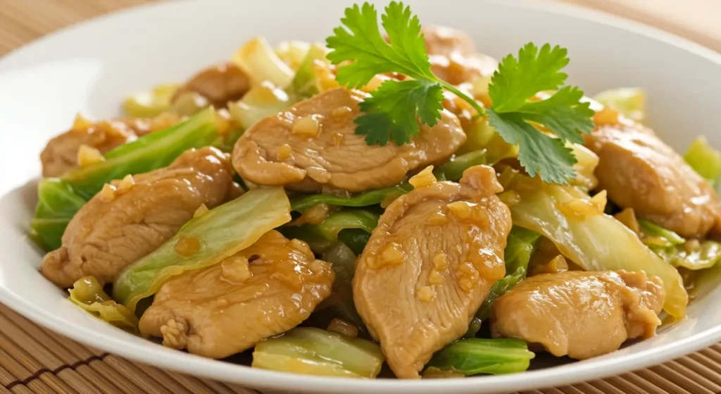 Chicken and Cabbage Stir-Fry