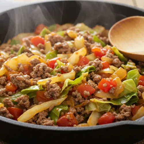 Ground Beef and Cabbage