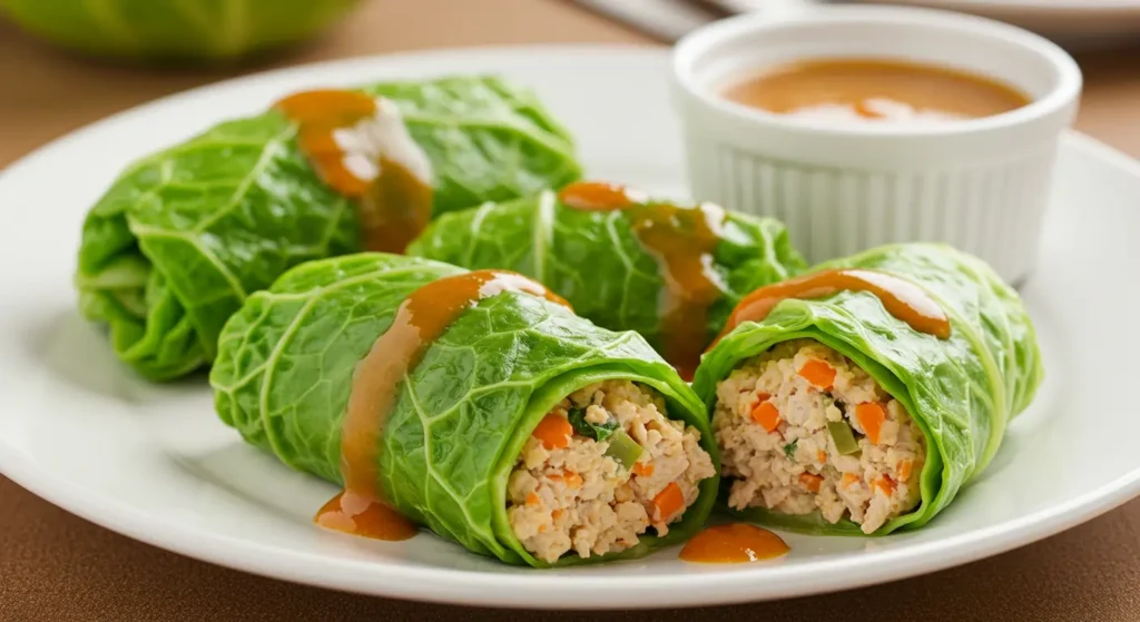 Low-Carb Chicken Cabbage Rolls