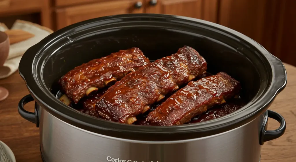 Slow Cooker Boneless Beef Ribs