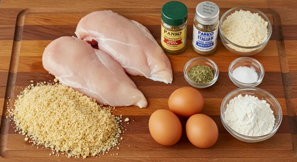 ingrediants These Chicken Cutlets in oven.