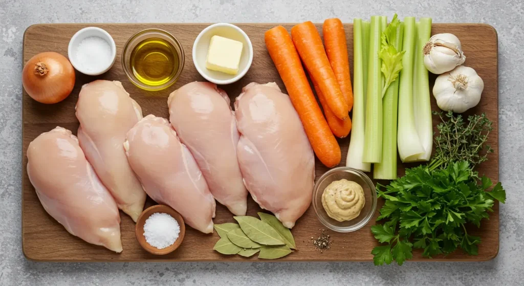 braised chicken breast ingredients