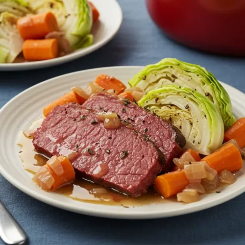 Dutch Oven Corned Beef and Cabbage