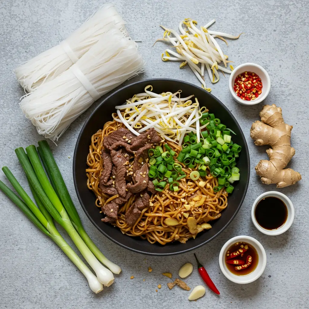 Beef Chow Fun ingredients