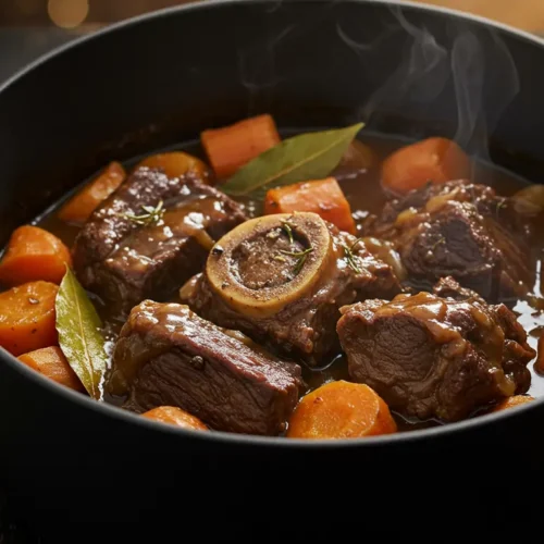 Slow-Cooked Beef Neck Bone Stew
