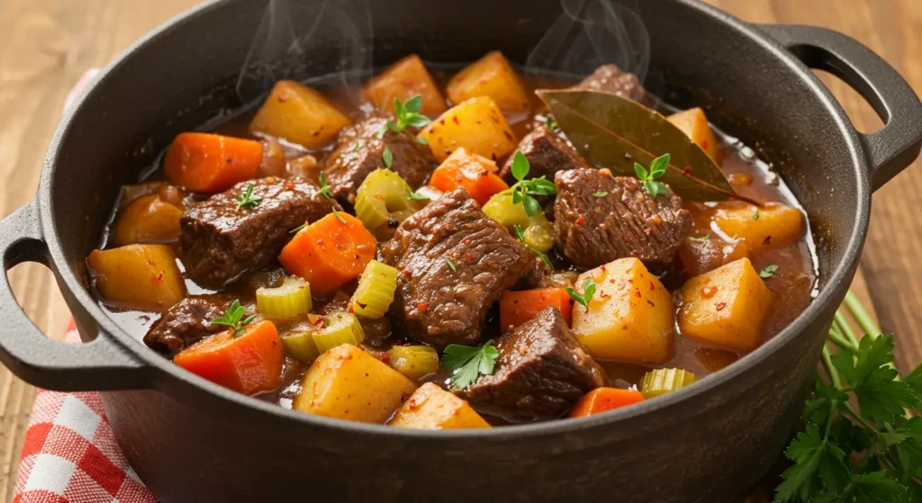 beef vegetable soup instant pot